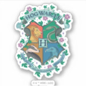 HOGWARTS™ Bloemenkroon Wapenschild Sticker (Voorkant)