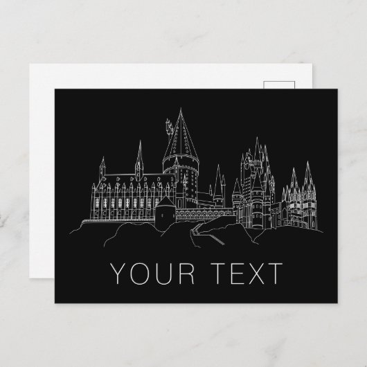 HOGWARTS™ CASTLE BRIEFKAART (Voorkant / Achterkant)