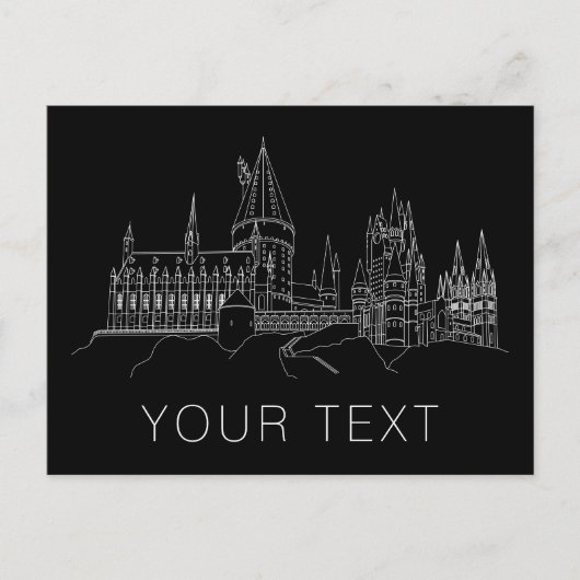 HOGWARTS™ CASTLE BRIEFKAART (Voorkant)