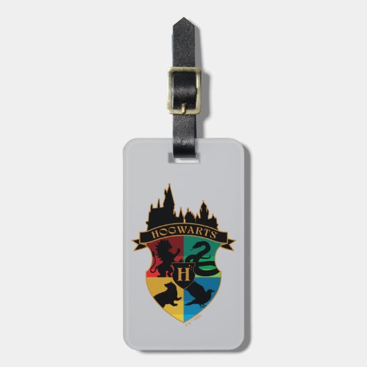HOGWARTS™ Castle Crest House Pride Badge Bagagelabel (Voorkant verticaal)