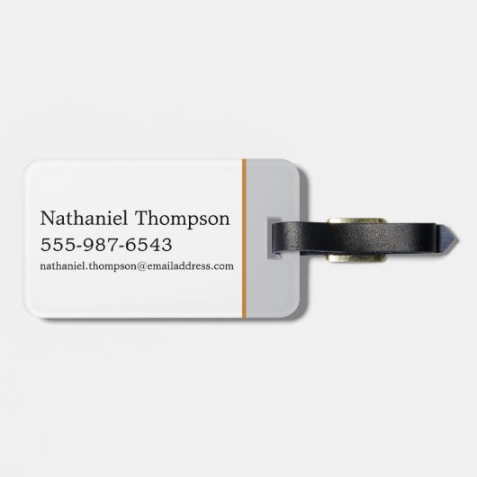 HOGWARTS™ Castle Crest House Pride Badge Bagagelabel (Achterkant horizontaal)