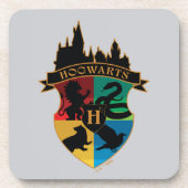 HOGWARTS™ Castle Crest House Pride Badge Bier Onderzetter (Voorkant)