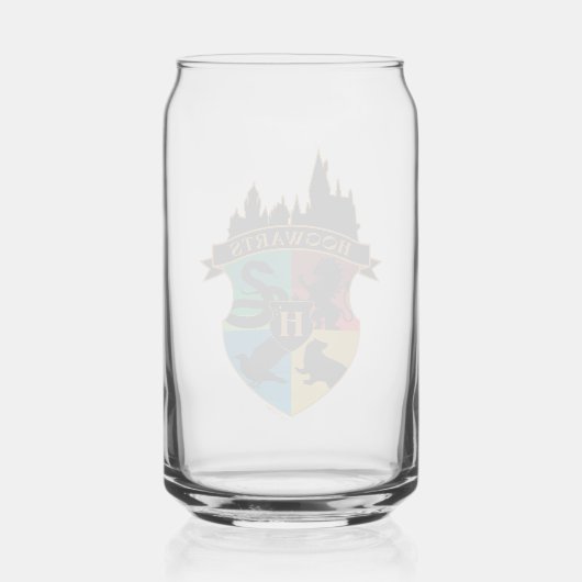 HOGWARTS™ Castle Crest House Pride Badge Blikvorm Glas (Achterkant)