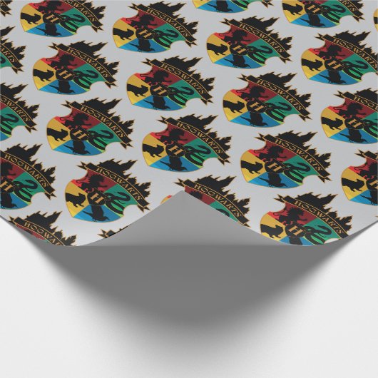 HOGWARTS™ Castle Crest House Pride Badge Cadeaupapier (Hoek)