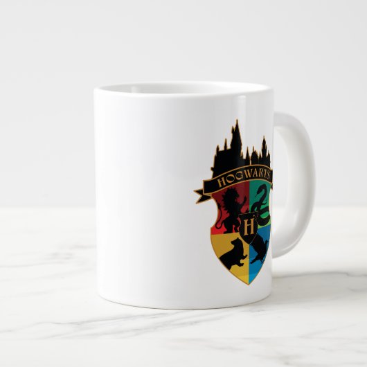 HOGWARTS™ Castle Crest House Pride Badge Grote Koffiekop (Voorkant rechts)