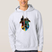 HOGWARTS™ Castle Crest House Pride Badge Hoodie (Voorkant)