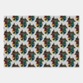 HOGWARTS™ Castle Crest House Pride Badge Inpakpapier Vel (Voorkant)