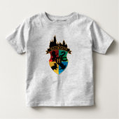 HOGWARTS™ Castle Crest House Pride Badge Kinder Shirts (Voorkant)