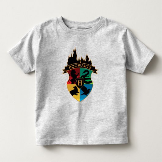 HOGWARTS™ Castle Crest House Pride Badge Kinder Shirts (Voorkant)