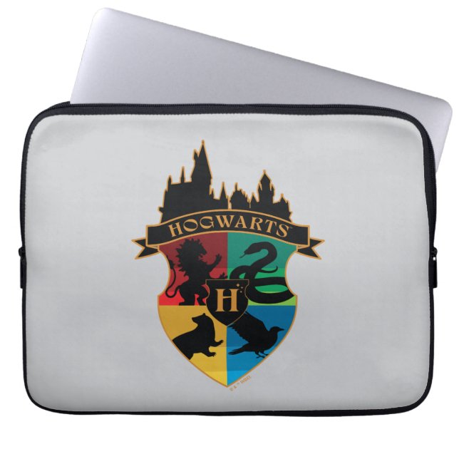 HOGWARTS™ Castle Crest House Pride Badge Laptop Sleeve (Voorkant)