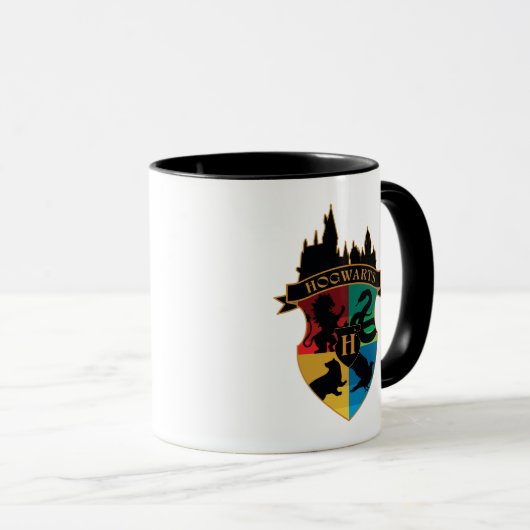 HOGWARTS™ Castle Crest House Pride Badge Mok (Voorkant rechts)