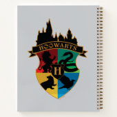 HOGWARTS™ Castle Crest House Pride Badge Notitieboek (Achterkant)