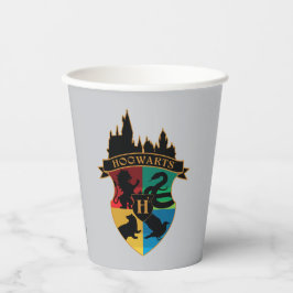 HOGWARTS™ Castle Crest House Pride Badge Papieren Bekers