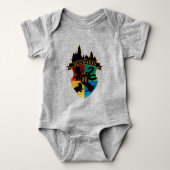HOGWARTS™ Castle Crest House Pride Badge Romper (Voorkant)