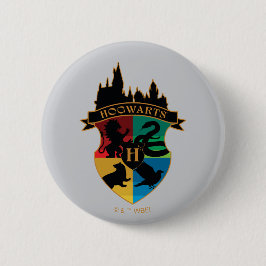 HOGWARTS™ Castle Crest House Pride Badge Ronde Button 5,7 Cm