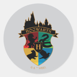 HOGWARTS™ Castle Crest House Pride Badge Ronde Sticker
