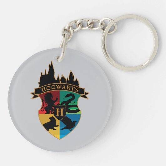 HOGWARTS™ Castle Crest House Pride Badge Sleutelhanger (Achterkant)