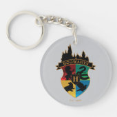 HOGWARTS™ Castle Crest House Pride Badge Sleutelhanger (Voorkant)