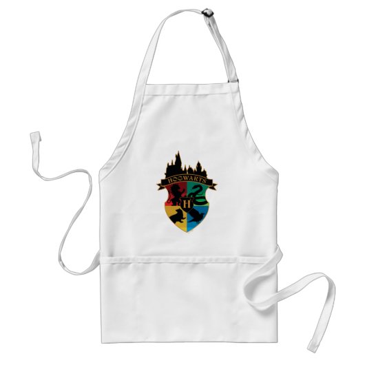 HOGWARTS™ Castle Crest House Pride Badge Standaard Schort (Voorkant)