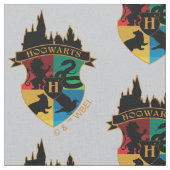 HOGWARTS™ Castle Crest House Pride Badge Stof (Close Up)