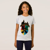 HOGWARTS™ Castle Crest House Pride Badge T-shirt (Voorkant volledig)