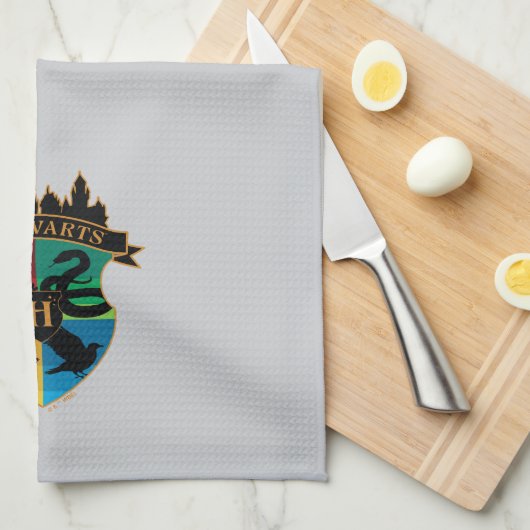 HOGWARTS™ Castle Crest House Pride Badge Theedoek (Quarter Fold)