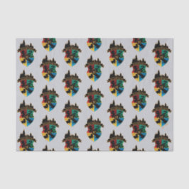 HOGWARTS™ Castle Crest House Pride Badge Tissuepapier
