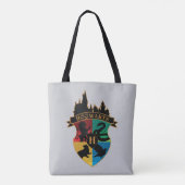 HOGWARTS™ Castle Crest House Pride Badge Tote Bag (Achterkant)