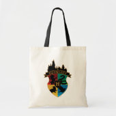 HOGWARTS™ Castle Crest House Pride Badge Tote Bag (Voorkant)