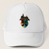 HOGWARTS™ Castle Crest House Pride Badge Trucker Pet (Voorkant)