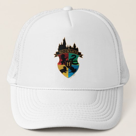 HOGWARTS™ Castle Crest House Pride Badge Trucker Pet (Voorkant)