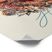 HOGWARTS™ CASTLE Floral Graphic Poster (Hoek)