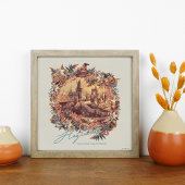 HOGWARTS™ CASTLE Floral Graphic Poster