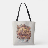HOGWARTS™ CASTLE Floral Graphic Tote Bag (Achterkant)