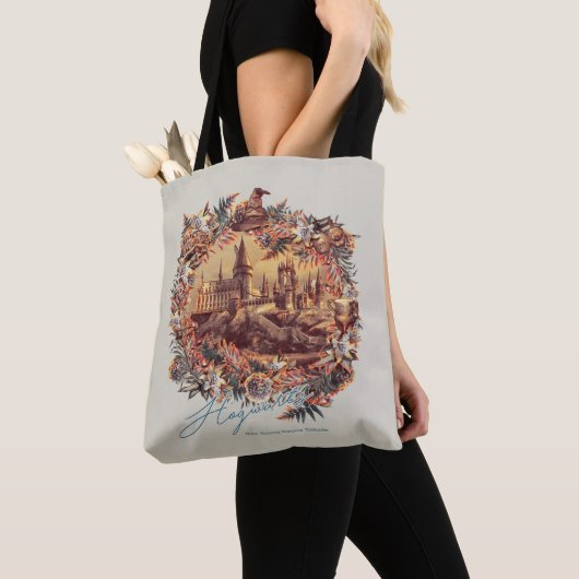 HOGWARTS™ CASTLE Floral Graphic Tote Bag (Dichtbij)