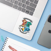 HOGWARTS™ Crosshatched Emblem Sticker (Laptop met iPhone)