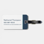 HOGWARTS™ Floral Crest Bagagelabel (Achterkant horizontaal)