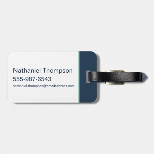 HOGWARTS™ Floral Crest Bagagelabel (Achterkant horizontaal)