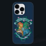 HOGWARTS™ Floral Crest Case-Mate iPhone 14 Pro Hoesje<br><div class="desc">HARRY POTTER™ | Bekijk deze bloemige HOGWARTS™ Crest illustratie!</div>