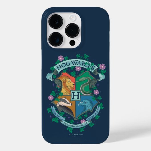 HOGWARTS™ Floral Crest Case-Mate iPhone Case (Achterkant)