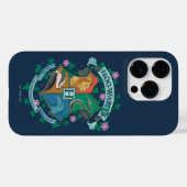 HOGWARTS™ Floral Crest Case-Mate iPhone Case (Achterkant (horizontaal))