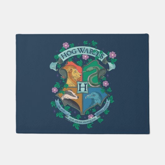 HOGWARTS™ Floral Crest Deurmat (Voorkant)