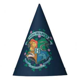 HOGWARTS™ Floral Crest Feesthoedjes
