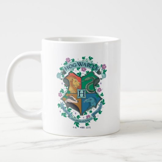 HOGWARTS™ Floral Crest Grote Koffiekop (Links)