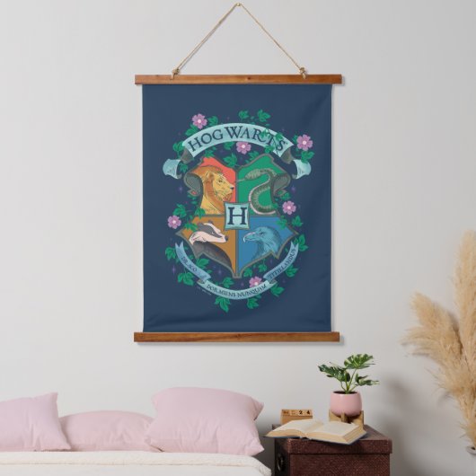 HOGWARTS™ Floral Crest Hangend Wandkleed (Slaapkamer)