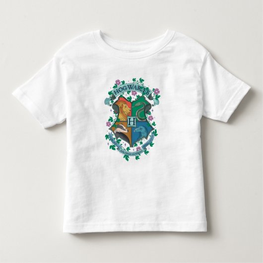 HOGWARTS™ Floral Crest Kinder Shirts (Voorkant)