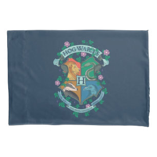 HOGWARTS™ Floral Crest Kussensloop