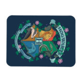 HOGWARTS™ Floral Crest Magneet (Horizontaal)