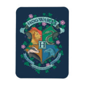 HOGWARTS™ Floral Crest Magneet (Verticaal)