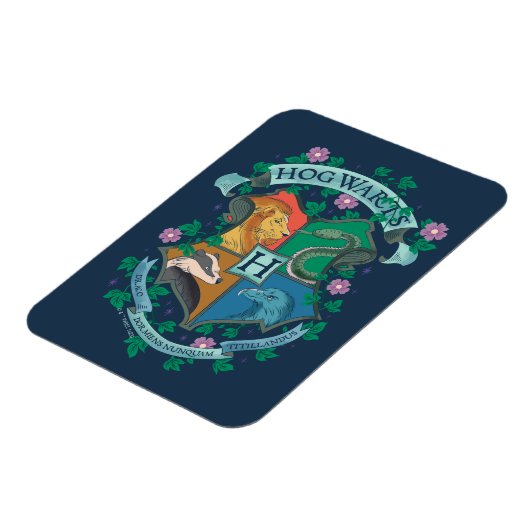 HOGWARTS™ Floral Crest Magneet (Linkerzijde)